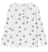 Lil' Atelier Bluse - Rib - NmmGavo - Coconut Milk/Boat