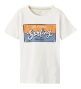 Name It T-shirt - NkmPfholiday - Bright White