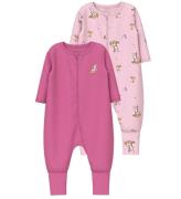 Name It Natdragt - NbfNightsuit - 2-pak - Ibis Rose