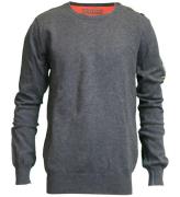 Hound Bluse - Strik - Dark Grey Melange