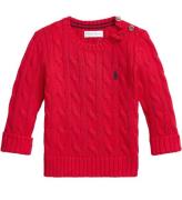 Polo Ralph Lauren Bluse - Strik - RÃ¸d