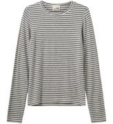 Sofie Schnoor Bluse - Rib - Petricia - Grey Striped