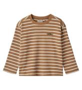 Wheat Bluse - Dallas - Caramel Stripe