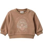 Sofie Schnoor Sweatshirt - Cashnew Brown m. Print