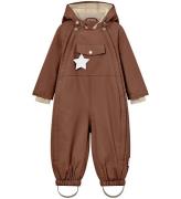 Mini A Ture Flyverdragt - Wisti Fleece - Rootbeer Brown