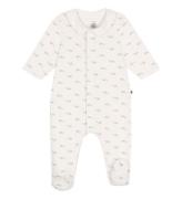 Petit Bateau Natdragt - Velour - Marshmallow/Herbier