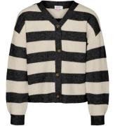 Vero Moda Girl Cardigan - Strik - VmNatahlie - Black/Small Strip