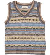 MarMar Vest - Uld/Bomuld - Taj - Fair Isle