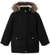 Name It Vinterjakke - NkfMaster05 Parka - Sort