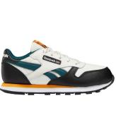 Reebok Sko - Leather - Chalk/Core Black/Semi Solar Gold