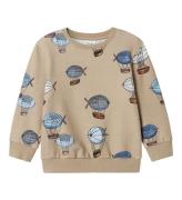 Name It Sweatshirt - NmmRegnar - Weathered Teak