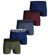 BjÃ¶rn Borg Boxershorts - 5-pak - BlÃ¥/GrÃ¸n/RÃ¸d