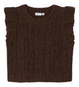 Name It Vest - NmfRalilli - Chocolate Brown