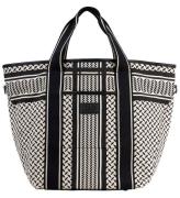 Lala Berlin Shopper - East West Tote Marin - Heritage Stripe Bla