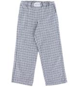 Name It Bukser - NknStrane - Grey Melange Checks