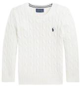 Polo Ralph Lauren Bluse - Strik - Hvid