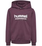 Hummel Hættetrøje - hmlTukas - Huckleberry m. Print