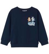 Name It Sweatshirt - NmmNuse Bluey - Navy Blazer m. Print