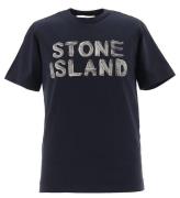 Stone Island T-shirt - Navy Blue m. Print