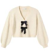 Name It Cardigan - Strik - NkfFrina - Jet Stream/Black Bow