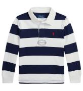 Polo Ralph Lauren Polobluse - Navy/Hvidstribet