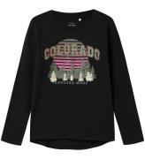 Name It Bluse - Colorado - NkfVix - Black m. Print