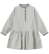 Sofie Schnoor Kjole - Black Thin Stripe