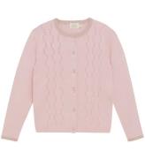 Creamie Cardigan - Pointelle - Strik - Lotus