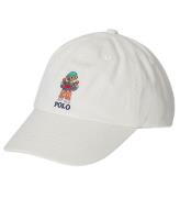 Polo Ralph Lauren Kasket - Sport - Hvid m. Bamse