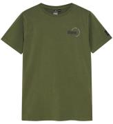 Indian Blue Jeans T-shirt - Army Earth m. Print
