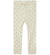 Lil' Atelier Leggings - Rib - NmfGago - Turtledove