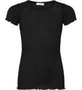 Rosemund T-shirt - Rib - Baku - Sort