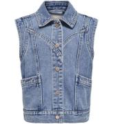 Kids Only Denimvest - KogKennedy - Medium Blue Denim