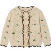 Fliink Cardigan - Strik - Mela Ruffle - Sandshell