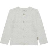 Hust and Claire Cardigan - Strik - Cilja - White m. HulmÃ¸nster