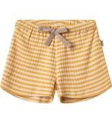 Wheat Shorts - Vic - Yellow Rib Stripe