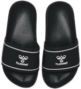 Hummel Badesandaler - Pool Slide Jr - Sort/Hvid