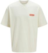 Jack & Jones T-shirt - JcoInterlude - Sweet Corn m. Tekst