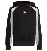 adidas Performance Hættetrøje - J CB FL HD - BLACK/WONSIL/WHITE