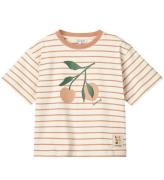 Liewood T-shirt - Tyler - Peach / Stripe Tuscany Rose