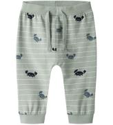 Name It Bukser - NbmVroels - Aqua Gray/Crabs