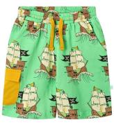 SmÃ¥folk Shorts - Minty Green Tea m. Piratskibe