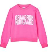 Mads Nørgaard Sweatshirt - Talinka - Knockout Pink m. Logo