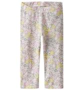 Name It Leggings - Modal - NmfHaile - Bright White/Lemon Meringu
