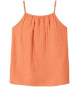 Name It Top - Musselin - Strap - NkfHisa - Fresh Salmon