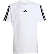 adidas Performance T-shirt - J 3S 160 - Hvid/Sort m. Logo