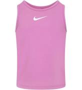 Nike Tanktop - Dri-Fit - Magic Flamingo m. Logo