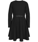 Calvin Klein Kjole - Logo Tape - Sort