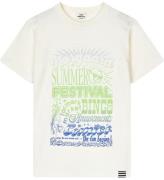 Mads NÃ¸rgaard T-shirt - Printed Thorlino - Snow White/Festival