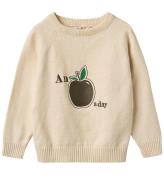 Fliink Bluse - Strik - Alon Apple - Sandshell